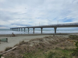 Obraz premium New Brighton Pier, Christchurch