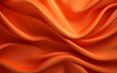 Obraz premium Silk orange fabric background