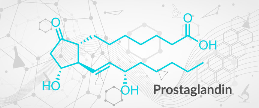 Chemical structure of Prostaglandin or Alprostadil