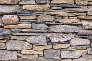 Decorative stone wall background
