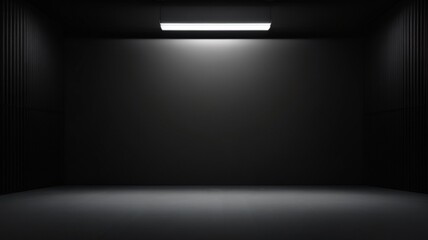 Fototapeta premium empty room with spotlights