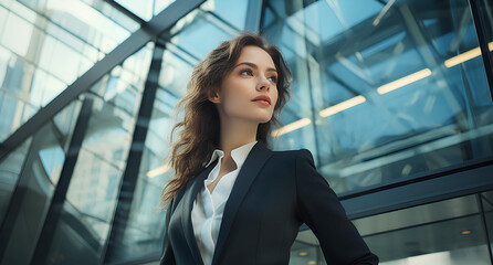 Fototapeta premium business woman