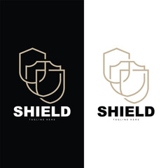 Shield Logo Vector Design Security Illustration Symbol Templet