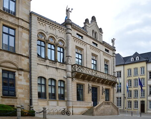 Fototapeta na wymiar Historical Building in the Capital of Luxemburg
