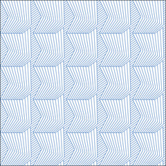 blue Abstract vector seamless pattern and swatches oriental line texture on white background wallpaper geometric diagonal fabric waves set of design elements	
