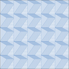 blue Abstract vector seamless pattern and swatches oriental line texture on white background wallpaper geometric diagonal fabric waves set of design elements	
