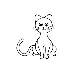 Cute and funny cat.