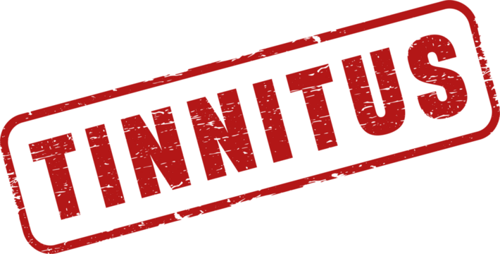 Tinnitus square grunge stamp