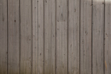 brown planks wooden background of fence wall of vertical wood boards on a horizontal facade