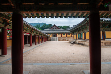 bulguksa temple complex in gyeongju, south korea