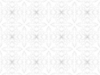 seamless pattern with snowflakes