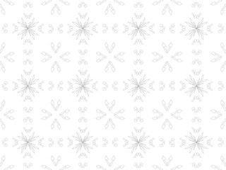 seamless background with snowflakes