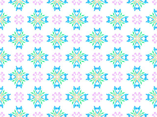 seamless pattern with snowflakes