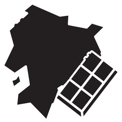 Ecuador chocolate icon