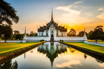 Fototapeta na wymiar Sanphet prasat palace , Thailand