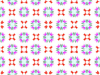 seamless pattern with flowers