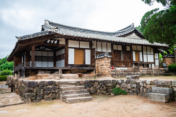  views of traditional yangdong village in gyeongju, south korea