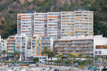 Blanes, a Mediterranean village in the province of Barcelona, at the beginning of the Catalan Costa Brava.