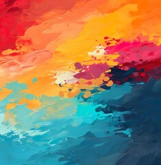 Fototapeta na wymiar Abstract background of colorful gradient illustration 
