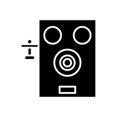 telephone glyph icon