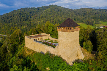 Fototapeta na wymiar The Castle Muszyna, Dolina Popradu, Beskid Sądecki, Małopolska, Poland, EU