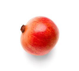 Fresh pomegranate on white background