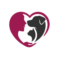 Dog logo design vector icon