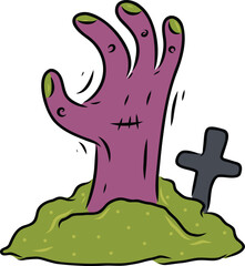 Hand Drawn Zombie Hand