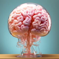 a bubble gum brain