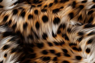 Deurstickers pattern of dalmatian fur © OLKS_AI