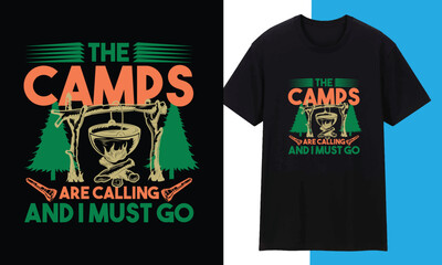 Camping Creative Design For Your Business POD 