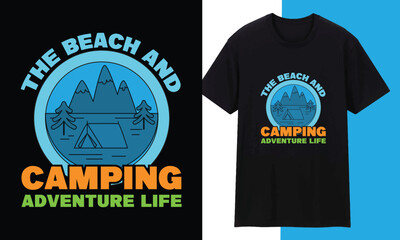 Camping Creative Design For Your Business POD 