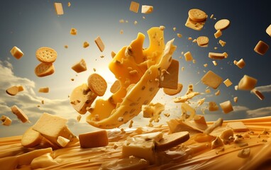 Cheese Fragments Soaring
