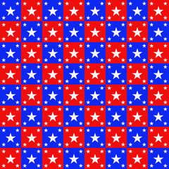 Colorful star seamless pattern design for decorating, wallpaper, wrapping paper, fabric, backdrop and etc.