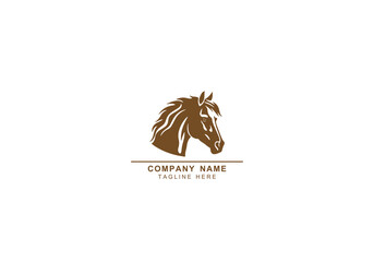 Luxury Horse Logo Vector icon design template
