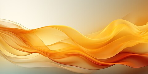Fototapeta premium Soft gradient blur abstract style pastel yellow.