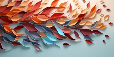horizontal abstract background with copy space for text - autumn sale - bright vibrant banner