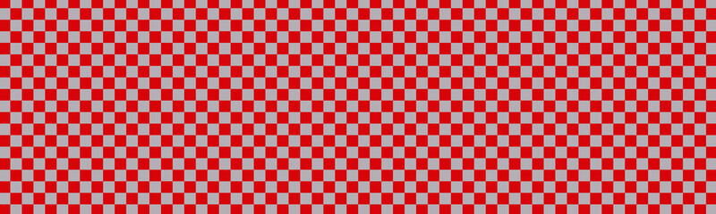 横長で明るい色の市松模様