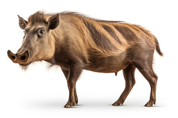 Warthog pig in the wild