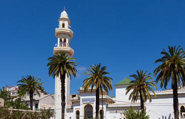 Mosque in the Kennedy Square, El Biar, Algiers, Alger, Algeria.