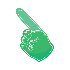 Cheering hand vector colorful stickers Icon Design illustration. EPS 10 File