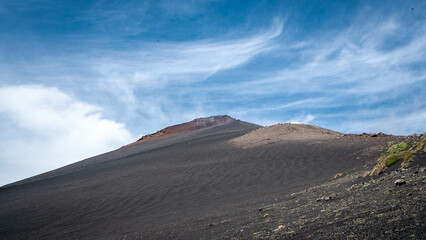 Landschaft auf einem Vulkan