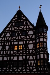 Geb&auml;ude in der Altstadt in Fulda