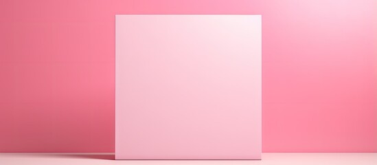 Pink 3d sign isolated on a isolated pastel background Copy space with 155 million