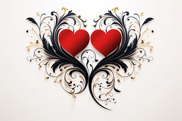 Love Images and Little Hearts Stock Photos