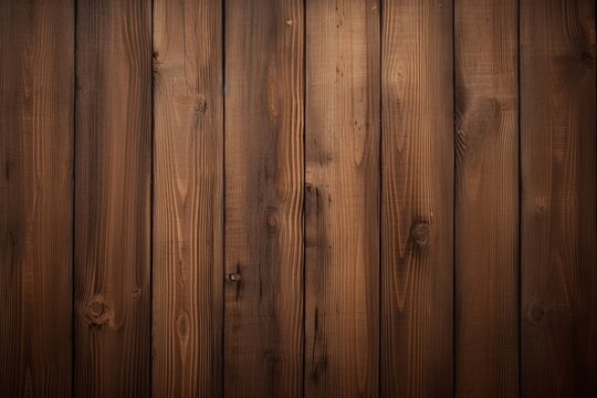 Wooden planks background wall. Textured rustic wood old paneling for walls, interiors and construction, Generative AI 