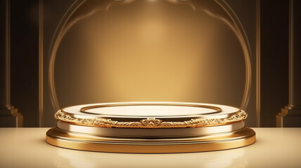 3d luxury podium for your product. Generative AI