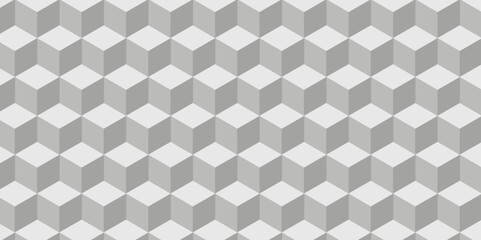 Abstract white and gray style minimal blank cubic. Geometric pattern illustration mosaic, square and triangle wallpaper. 	
