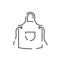 Blacksmith line icon. Flat line icon. Metal work sign. Outline sign for mobile concept and web design, store