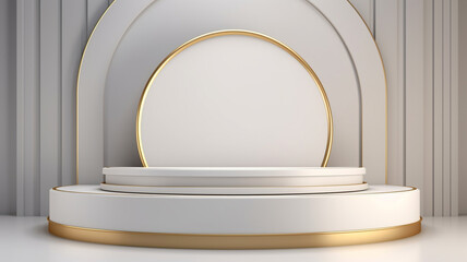 3d luxury podium for your product. Generative AI